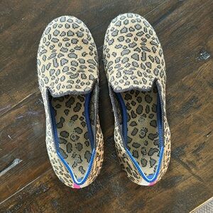 Rothys Size 3 Leopard print shoe